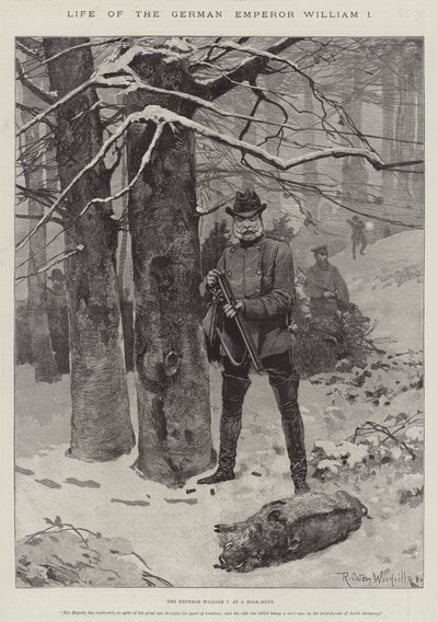 Leven van de Duitse keizer Wilhelm I door Richard Caton Woodville junior